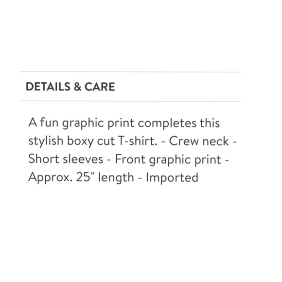 NWOT SUNDRY BOXY GRAPHIC TEE - Picture 5 of 7